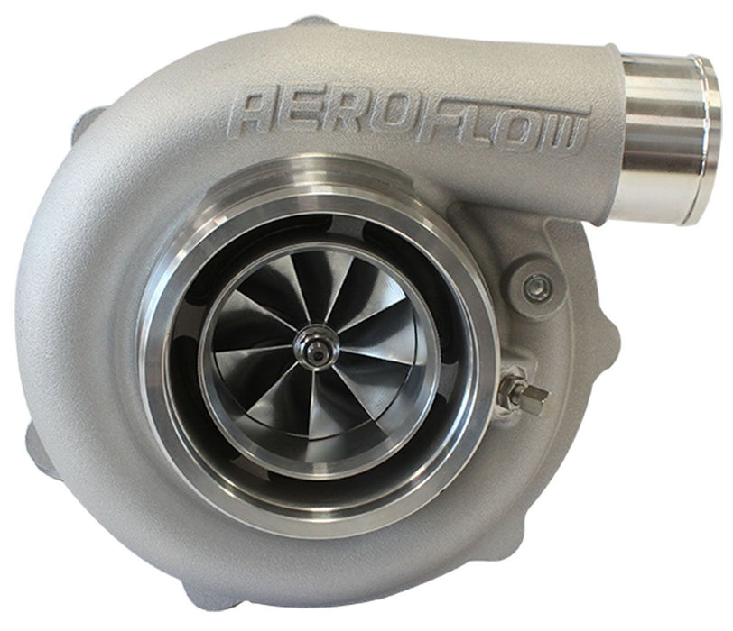 Aeroflow BOOSTED 6255 1.21 Turbocharger 900HP, Natural Cast Finish External Wastegate, V-Band Inlet & Exhaust Flanges