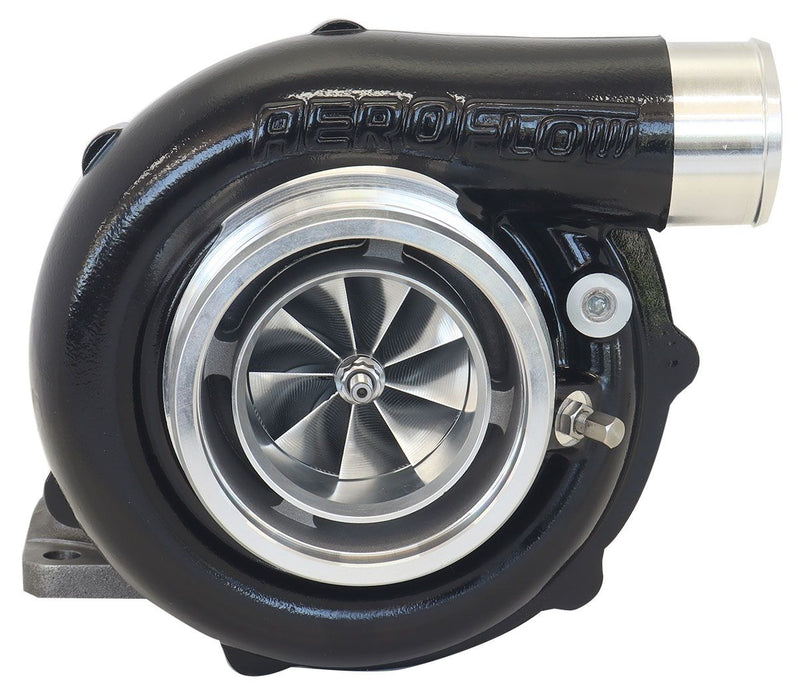 Aeroflow BOOSTED 6262 .83 Turbocharger 900HP, Hi Temp Black Finish External Wastegate, T3 Inlet Flange, V-Band Exhaust Flange