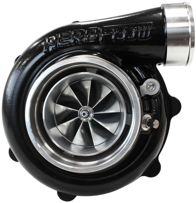 Aeroflow BOOSTED 6862 .83 Turbocharger 1050HP, Hi Temp Black Finish External Wastegate, V-Band Inlet & Exhaust Flanges
