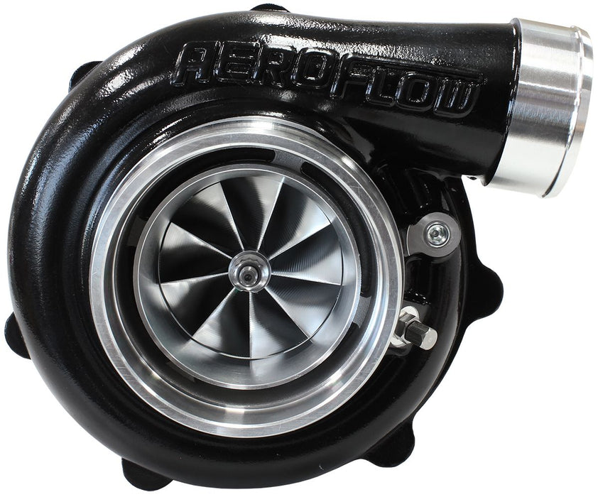 Aeroflow BOOSTED 6862 1.21 Turbocharger 1050HP, Hi Temp Black Finish External Wastegate, V-Band Inlet & Exhaust Flanges