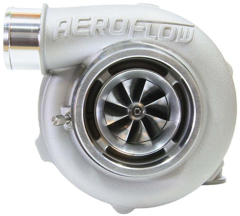 Aeroflow BOOSTED 5455 1.01 Reverse Rotation Turbocharger 650HP, Natural Cast Finish External Wastegate, V-Band Inlet & Exhaust Flanges