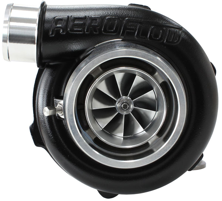 Aeroflow BOOSTED 5855 1.01 Reverse Rotation Turbocharger 750HP, Hi Temp Black Finish External Wastegate, V-Band Inlet & Exhaust Flanges