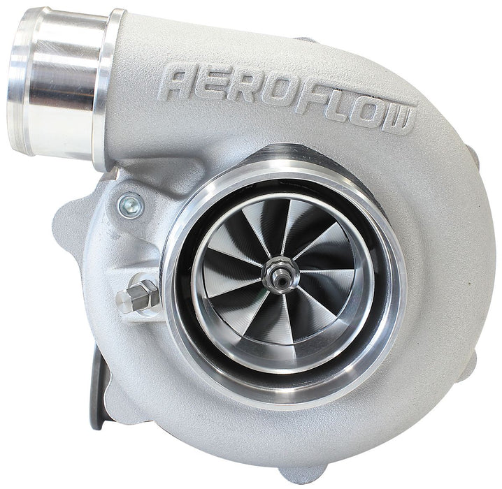 Aeroflow BOOSTED B5455 .83 Reverse Rotation Turbocharger 660HP, Natural Cast Finish External Wastegate, V-Band Inlet & Exhaust Flanges
