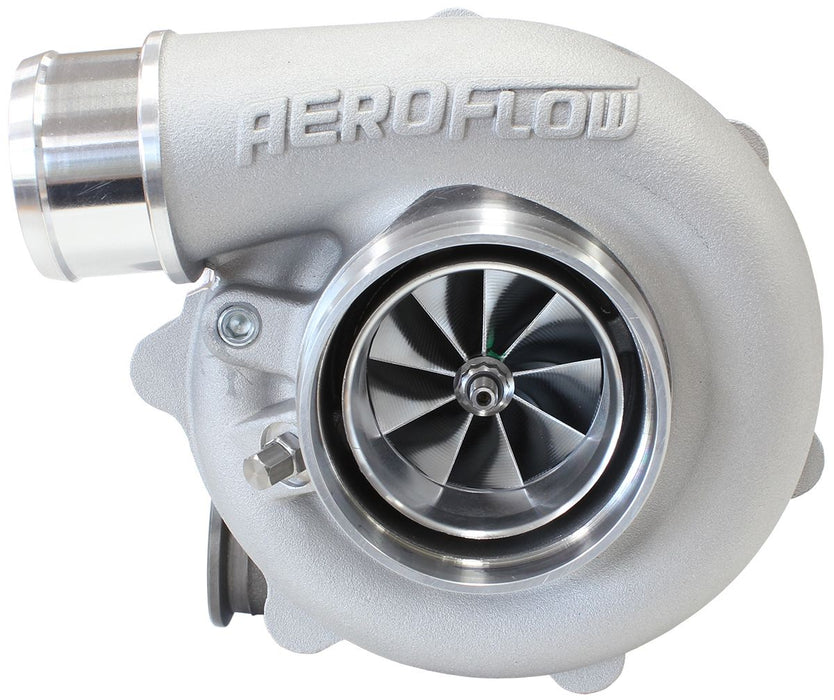 Aeroflow BOOSTED B5455 1.01 Reverse Rotation Turbocharger 660HP, Natural Cast Finish External Wastegate, V-Band Inlet & Exhaust Flanges