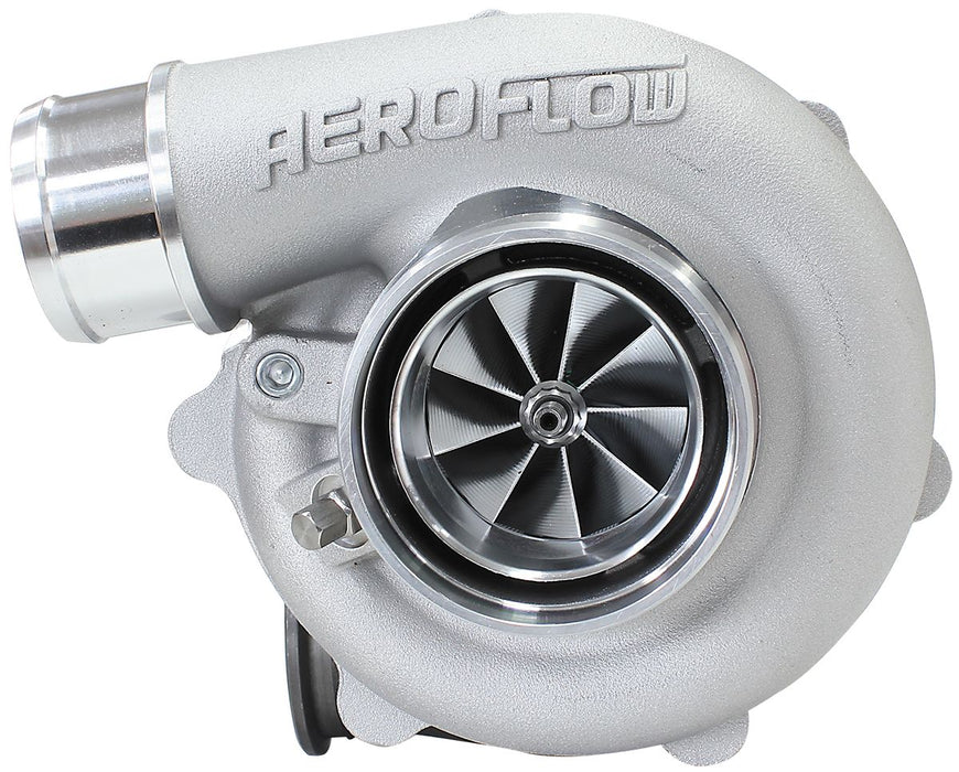 Aeroflow BOOSTED B5455 1.21 Reverse Rotation Turbocharger 660HP, Natural Cast Finish External Wastegate, V-Band Inlet & Exhaust Flanges