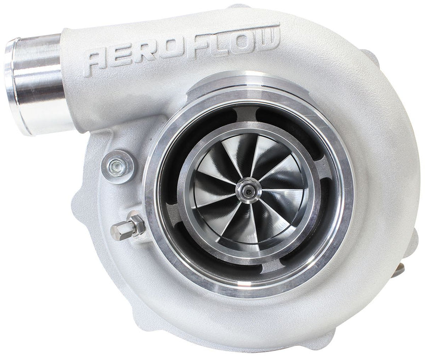 Aeroflow BOOSTED B5855 .83 Reverse Rotation Turbocharger 770HP, Natural Cast Finish External Wastegate, V-Band Inlet & Exhaust Flanges
