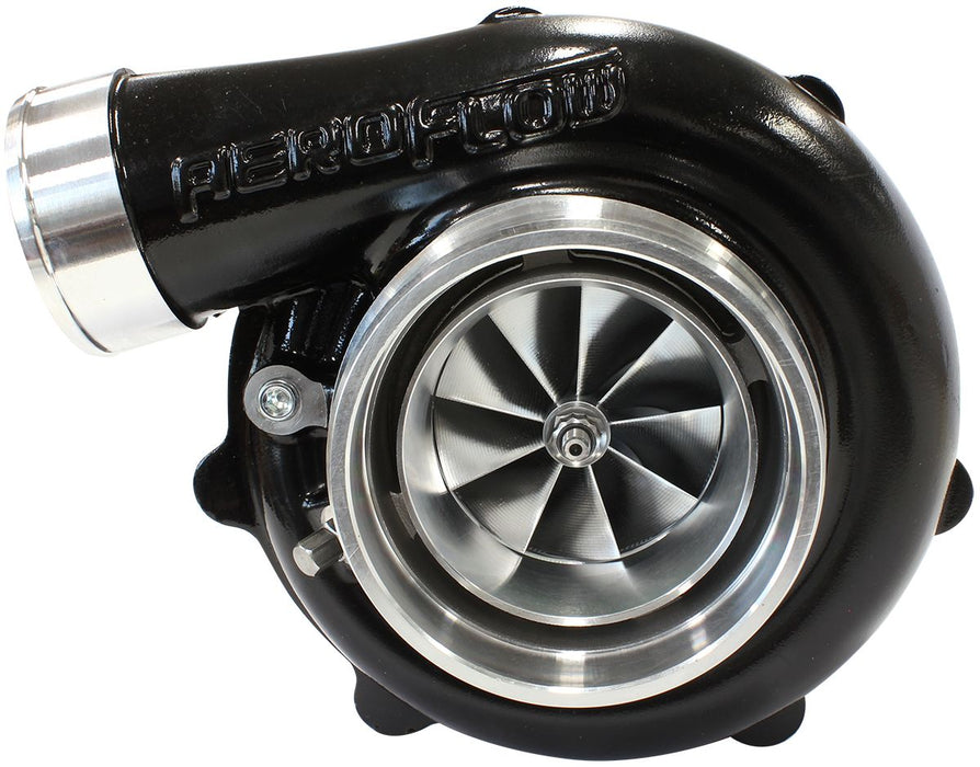 Aeroflow BOOSTED 6862 1.01 Reverse Rotation Turbocharger 1050HP, Hi Temp Black Finish External Wastegate, V-Band Inlet & Exhaust Flanges