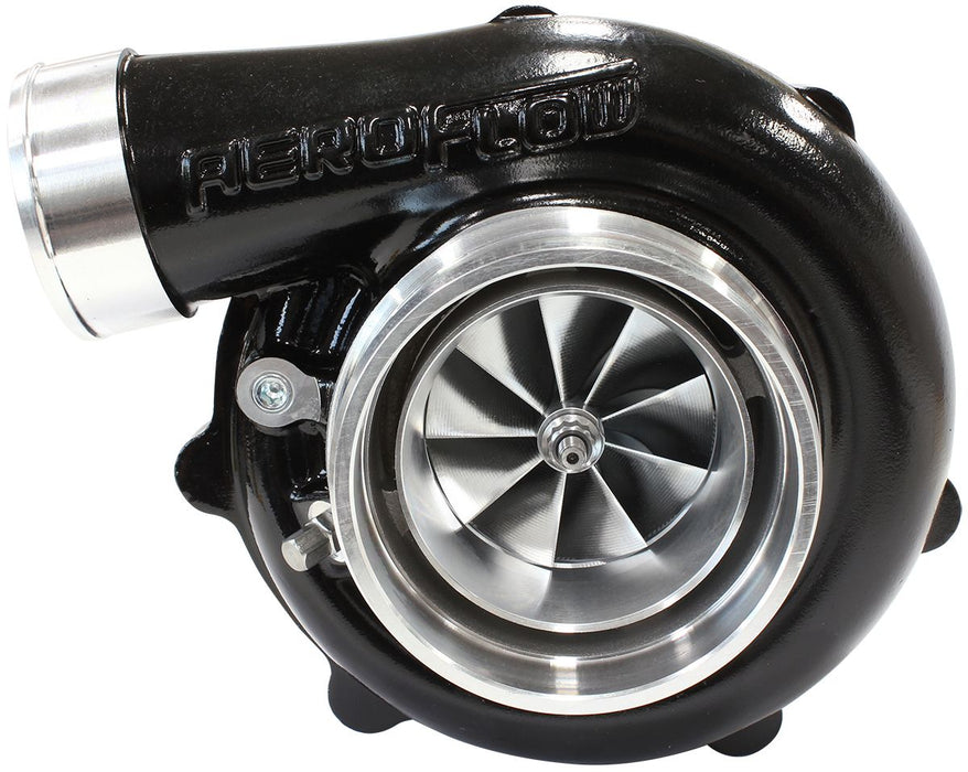 Aeroflow BOOSTED 6862 1.21 Reverse Rotation Turbocharger 1050HP, Hi Temp Black Finish External Wastegate, V-Band Inlet & Exhaust Flanges