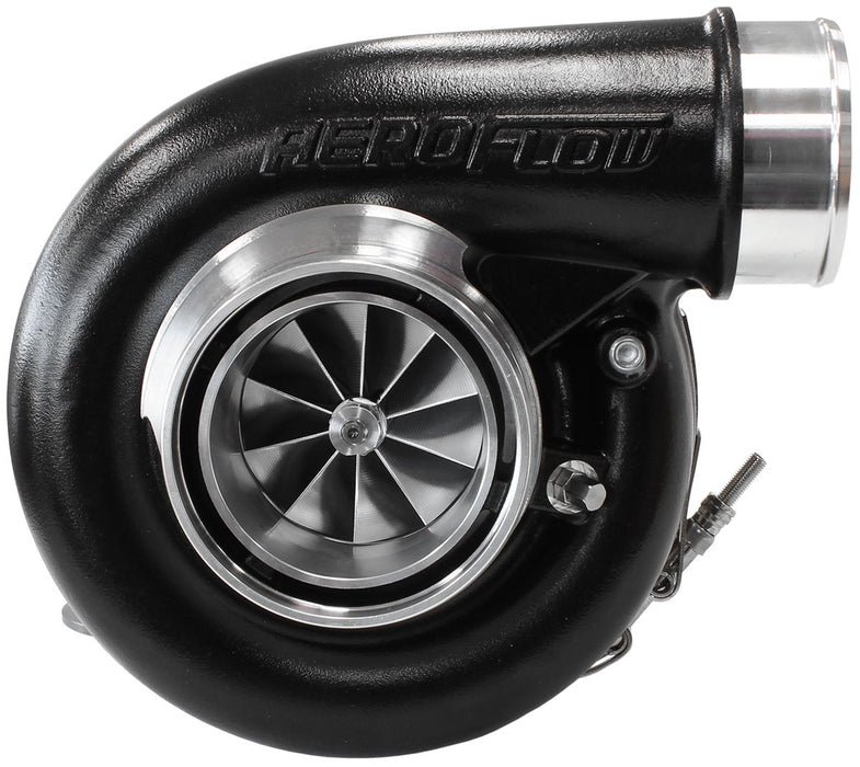 Aeroflow BOOSTED 7375 V-Band 1.15 Turbocharger 1200HP, Hi Temp Black Finish External Wastegate, V-Band Inlet & Exhaust Flanges