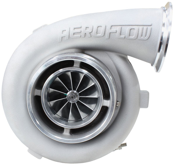 Aeroflow BOOSTED 7675 V-Band 1.16 Turbocharger 1120HP, Natural Cast Finish External Wastegate, V-Band Inlet & Exhaust Flanges
