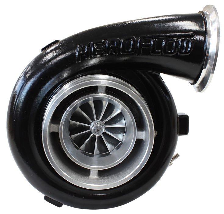 Aeroflow BOOSTED 7075 V-Band 1.16 Turbocharger 950HP, Hi Temp Black Finish External Wastegate, V-Band Inlet & Exhaust Flanges