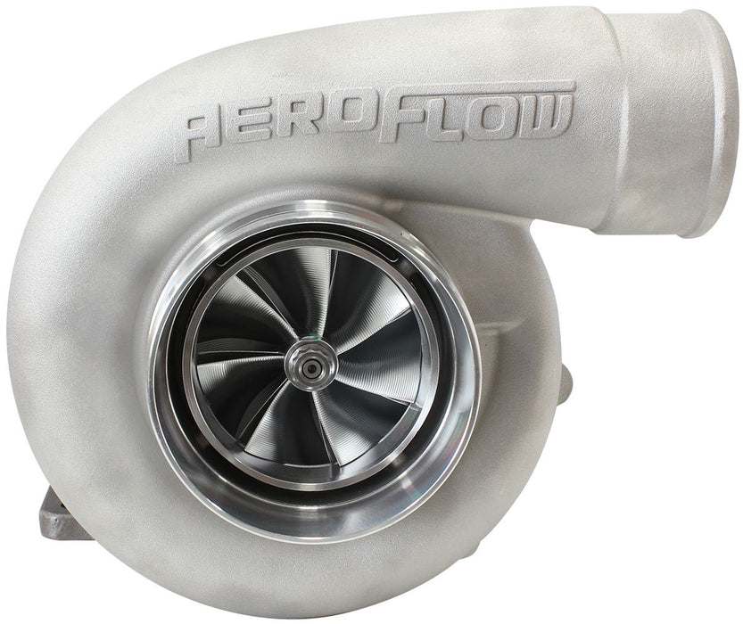Aeroflow BOOSTED 7875 GEN 2 T4 1.25 Turbocharger 1050HP, Natural Cast Finish ExternalWastegate, T4 Inlet Flange, V-Band Exhaust Flange