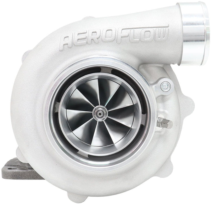 Aeroflow BOOSTED 6862 T4 1.00 Turbocharger 1050HP, Natural Cast Finish External Wastegate, T4 Inlet Flange, V-Band Exhaust Flange