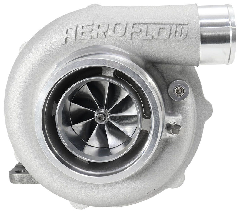 Aeroflow BOOSTED 6262 T4 .82 Turbocharger 900HP, Natural Cast Finish External Wastegate, T4 Inlet Flange, V-Band Exhaust Flange
