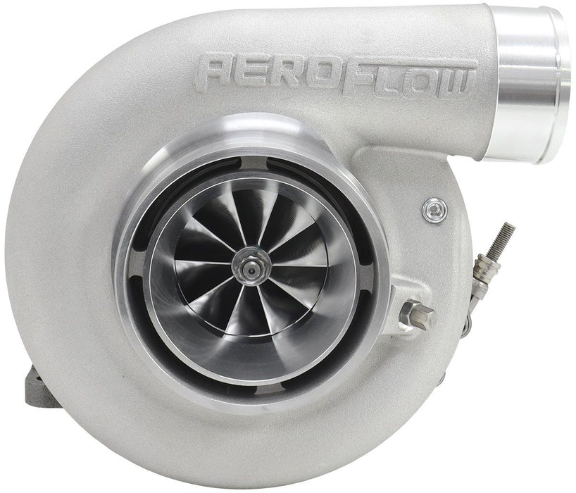 Aeroflow BOOSTED 6270 T4 1.06 Turbocharger 900HP, Natural Cast Finish External Wastegate, T4 Inlet Flange, V-Band Exhaust Flange