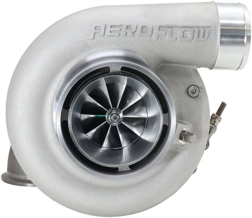 Aeroflow BOOSTED 6270 V-Band 0.85 Turbocharger 900HP, Natural Cast Finish External Wastegate, V-Band Inlet Flange, V-Band Exhaust Flange