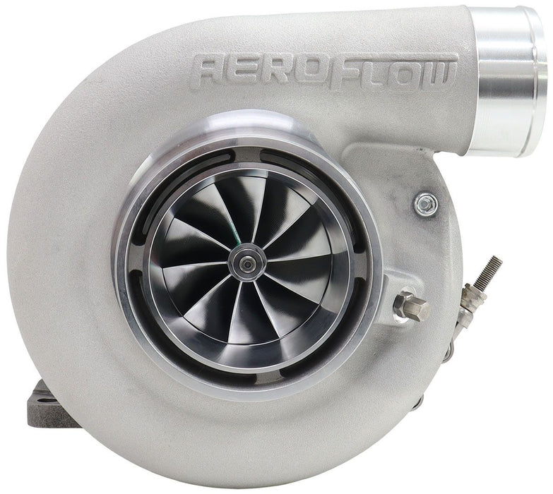 Aeroflow BOOSTED 7170 T4 1.06 Turbocharger 1150HP, Natural Cast Finish External Wastegate, T4 Inlet Flange, V-Band Exhaust Flange