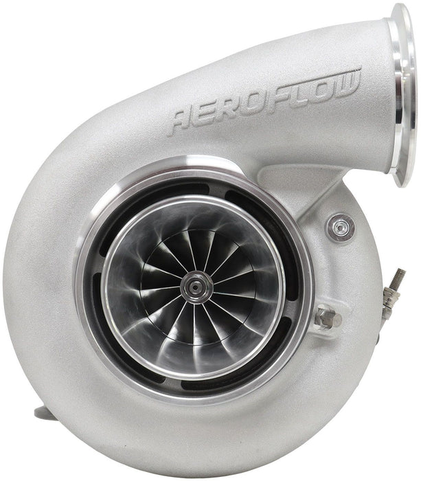 Aeroflow BOOSTED 6782 1.01 V-Band Turbocharger 1125HP, Natural Cast Finish External Wastegate, V-Band Inlet Flange, V-Band Exhaust Flange