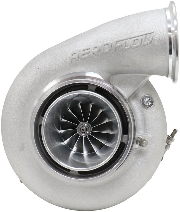 Aeroflow BOOSTED 6782 1.15 V-Band Turbocharger 1125HP, Natural Cast Finish External Wastegate, V-Band Inlet Flange, V-Band Exhaust Flange