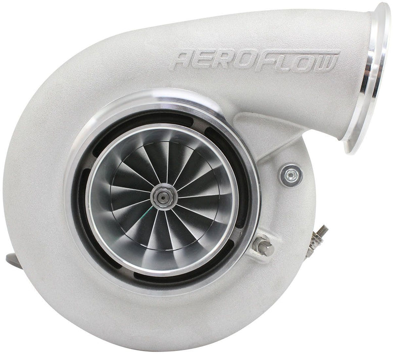 Aeroflow BOOSTED 7682 V-BAND .85 Turbocharger 1500HP, Natural Cast Finish External Wastegate, V-Band Inlet Flange, V-Band Exhaust Flange