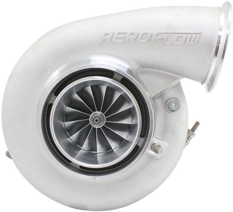 Aeroflow BOOSTED 8082 V-BAND 1.01 Turbocharger 1600HP, Natural Cast Finish External Wastegate, V-Band Inlet Flange, V-Band Exhaust Flange