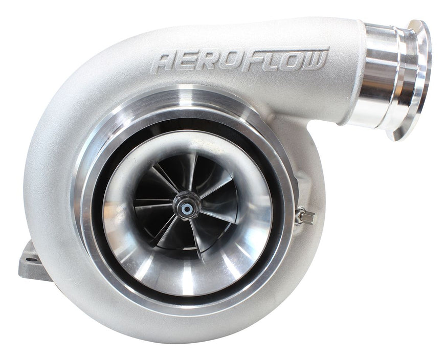 Aeroflow BOOSTED 7588 T6 1.32 Turbocharger 1500HP, Natural Cast Finish External Wastegate, T6 Twin Entry Inlet Flange, V-Band Exhaust Flange