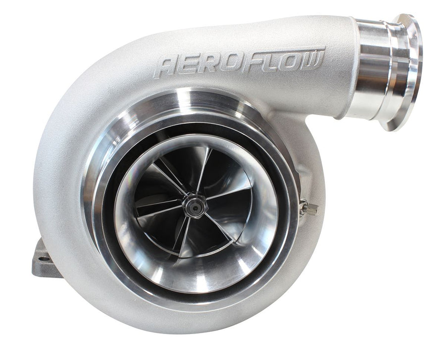 Aeroflow BOOSTED 8888 T6 1.32 Turbocharger 1600HP, Natural Cast Finish External Wastegate, T6 Twin Entry Inlet Flange, V-Band Exhaust Flange