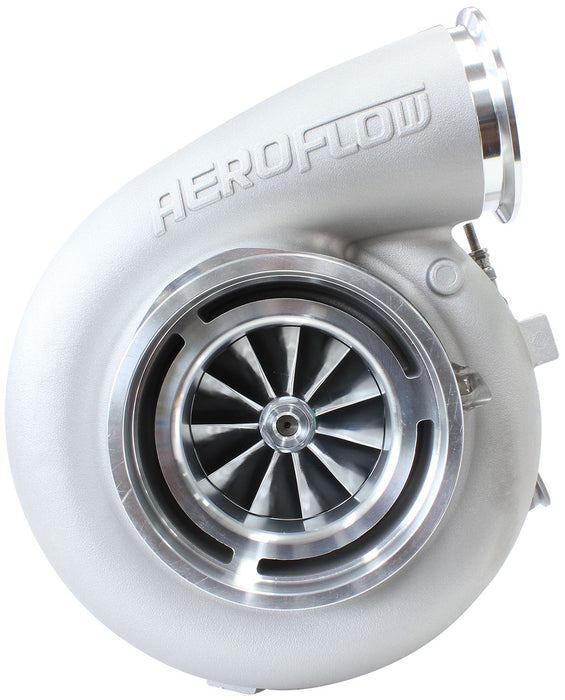 Aeroflow BOOSTED 94103 V-Band 1.22 Turbocharger 2000HP, Natural Cast Finish External Wastegate, V-Band Inlet & Exhaust Flanges