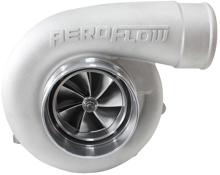 Aeroflow BOOSTED 7885 T4 1.25 Turbocharger 1450HP, Natural Cast Finish External Wastegate, T4 Twin Entry Inlet Flange, V-Band Exhaust Flange