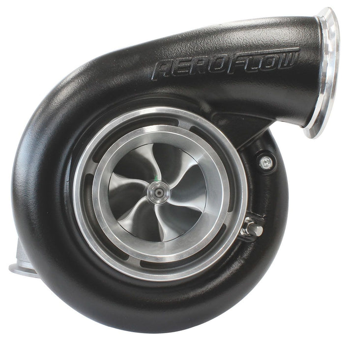 Aeroflow BOOSTED B7875 V-Band 1.28 Turbocharger 1150HP, Hi Temp Black Finish External Wastegate, V-Band Inlet & Exhaust Flanges