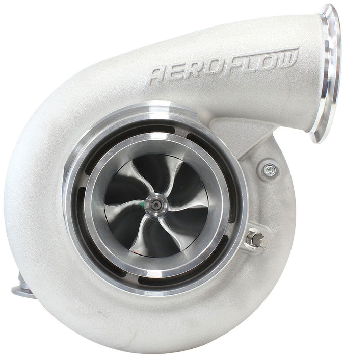 Aeroflow BOOSTED B7875 V-Band 1.28 Turbocharger 1150HP, Natural Cast Finish External Wastegate, V-Band Inlet & Exhaust Flanges