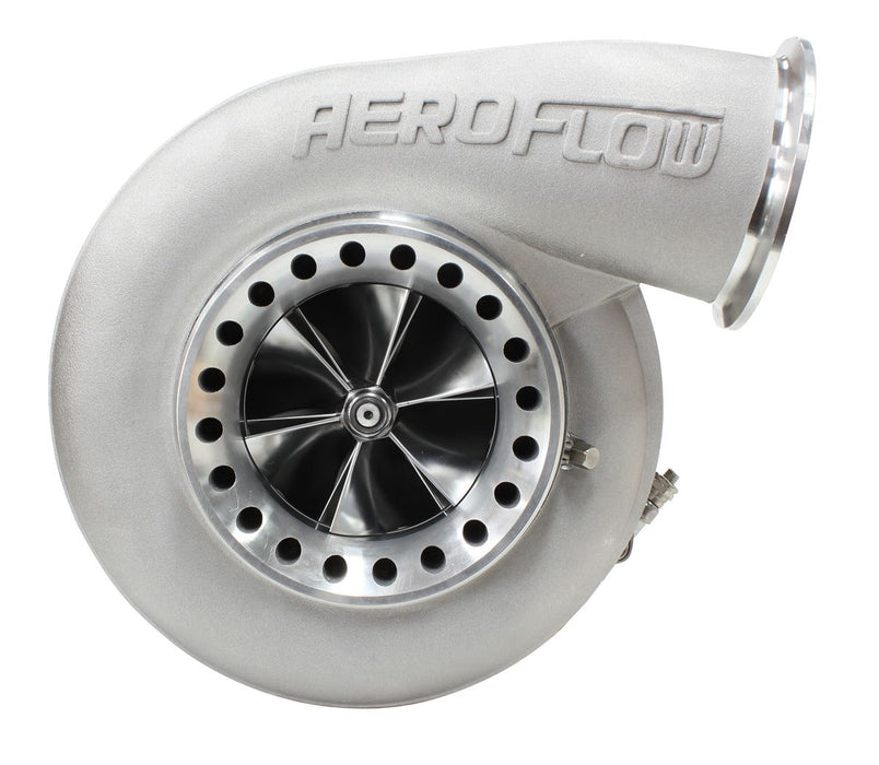 Aeroflow BOOSTED 8888 V-Band 1.31 Turbocharger 1600HP, Natural Cast Finish External Wastegate, V-Band Inlet & Exhaust Flanges