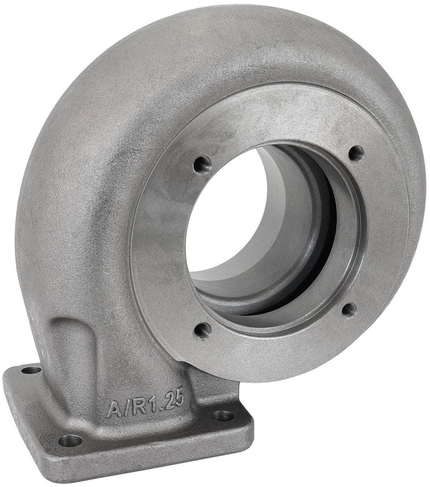 Aeroflow Boosted 1.25 A/R T4 Inlet & V-Band Outlet Turbo Exhaust Housing, Suits Boosted GEN 1 7875 Turbochargers  Cast Iron Material