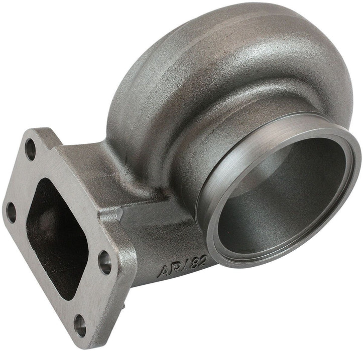 Aeroflow Boosted .82 A/R T3 Inlet & V-Band Outlet Turbo Exhaust Housing, Suits Boosted 6762 Turbochargers  Cast Iron Material