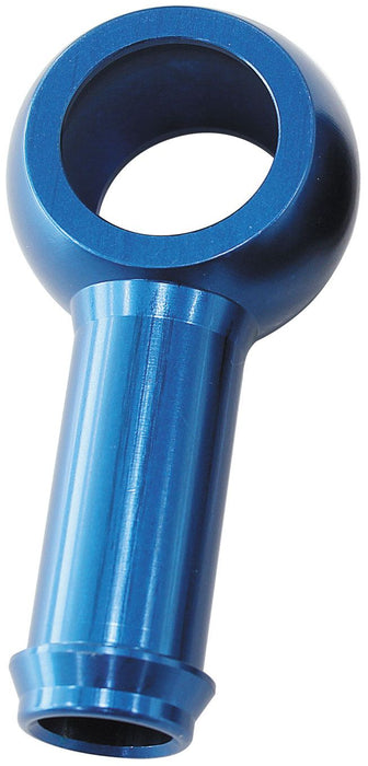 Alloy Barb Banjo - Blue 9.5mm (3/8") Barb, Use 12mm or 7/16" Banjo Bolt to Suit
