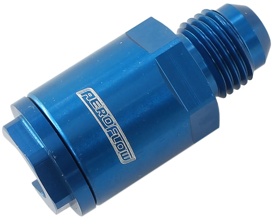 Push-On EFI Fuel Fitting 3/8" Hose Pressure Side -6  Blue Finish