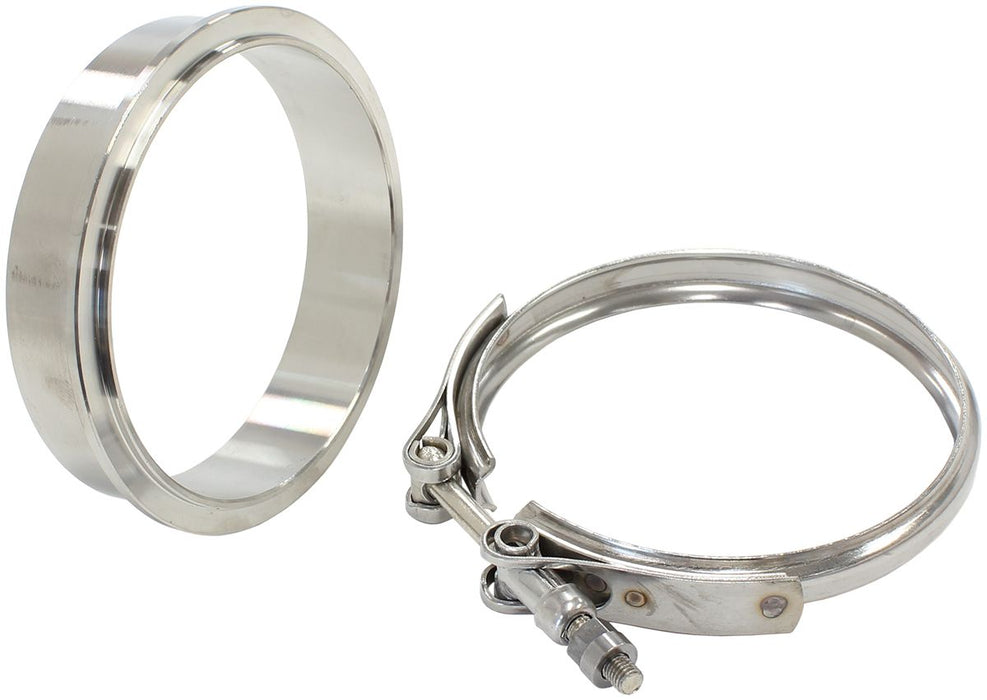 Boosted Turbine Outlet4.50" O.D Stainless SteelV-Band Kit Suit Boosted 7588 & 8888 with 1.31 A/R Turbochargers