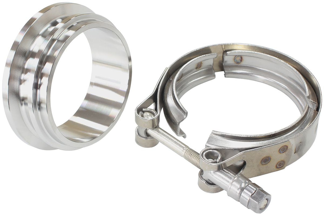 Boosted Turbine Inlet 3" O.D Stainless Steel V-Band Kit Suit Boosted 4949 up to 6862 Dual V-Band Turbochargers