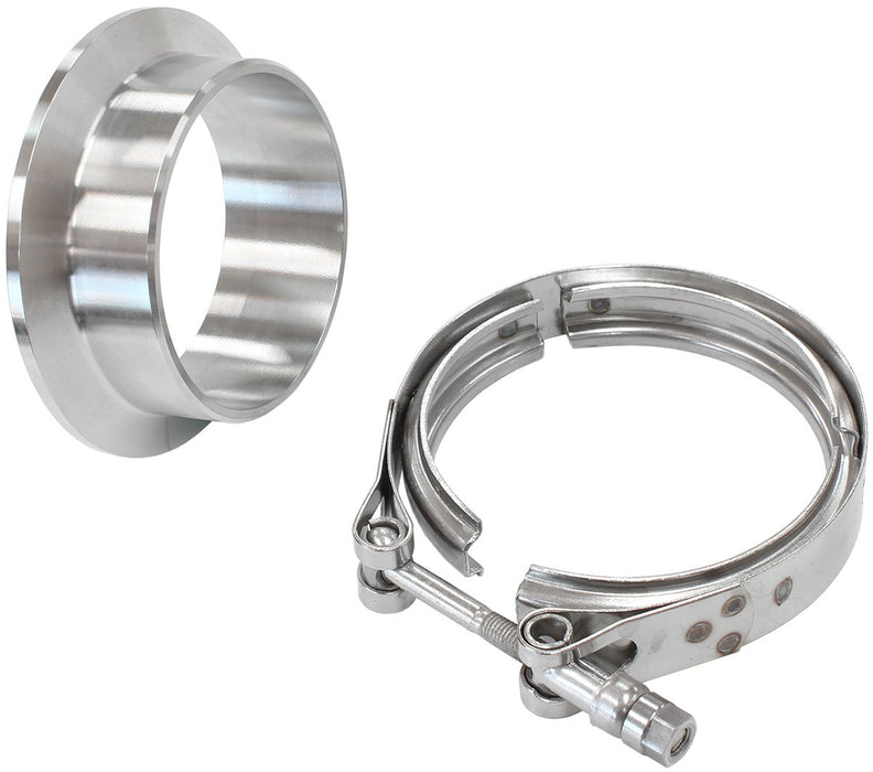 Boosted Turbine Inlet 3.79" O.D Stainless SteelV-Band Kit Suit Boosted 7675 & 8077 Dual V-Band Turbochargers
