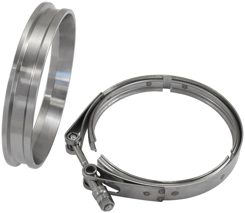 Boosted Turbine Outlet4.50" O.D Stainless SteelV-Band Kit Suit Boosted 7675 & 8077 Dual V-Band Turbochargers