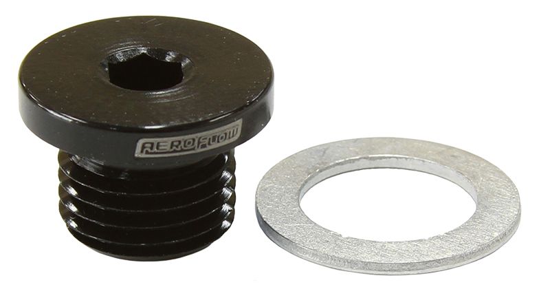 Metric Port Plug M12 x 1.25 Black Finish