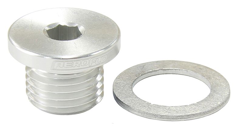 Metric Port Plug M12 x 1.25 Silver Finish