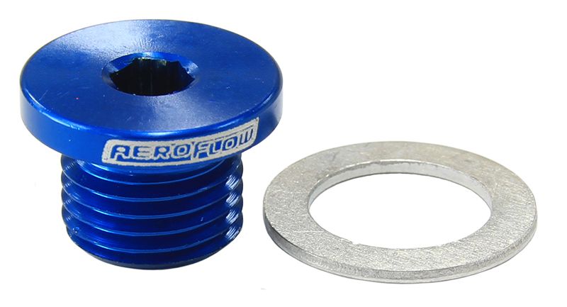 Metric Port Plug M12 x 1.25 Blue Finish
