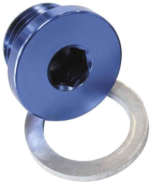 Metric Port Plug M14 x 1.5  Blue Finish.