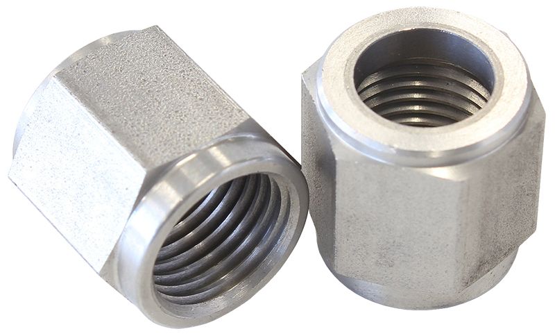 '-6AN to 3/8" Stainless Steel Tube Nut Sold As A Pair. Suits Aeroflow, Moroso &Russell Tubing