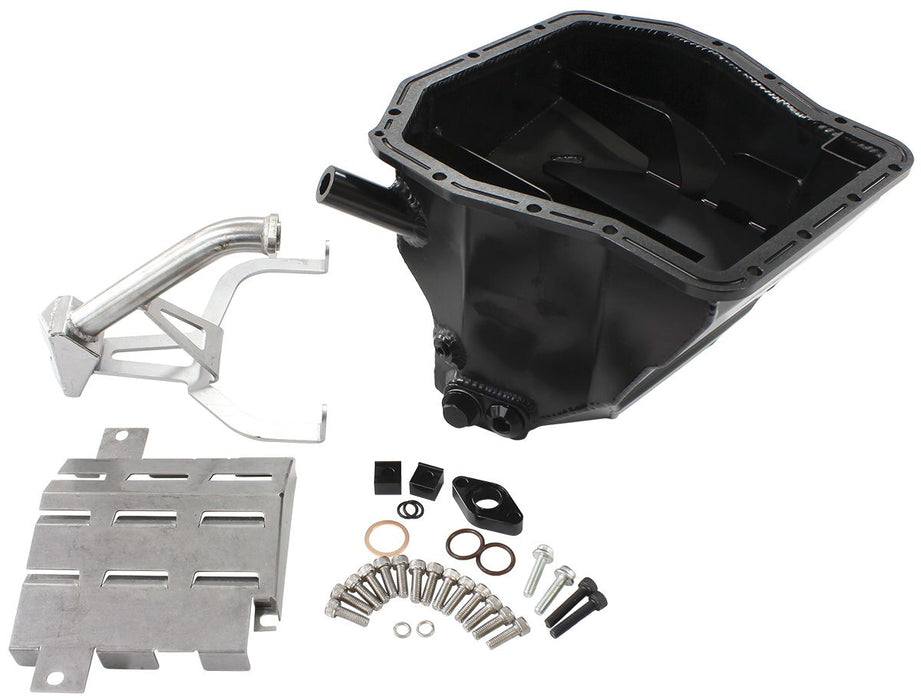 Fabricated Race Oil Pan suit Subaru WRX/STi EJ20, EJ25 5.75L Capacity with Baffle, Mounting Hardware & Oil Pickup