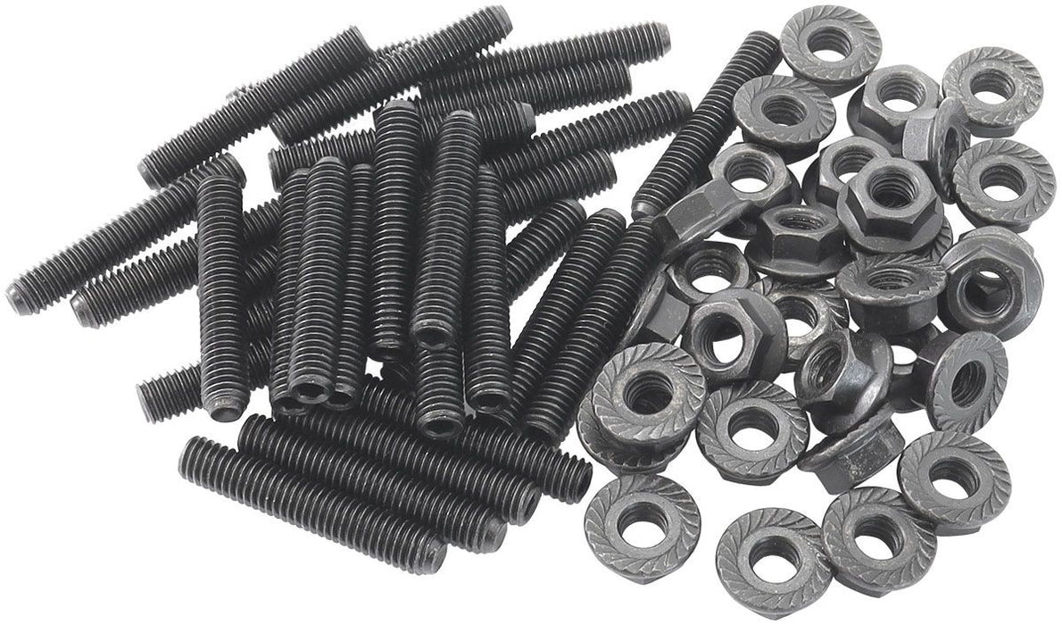 Nissan RB Oil Pan StudKit M6 Steel Studs and Nuts, Pack of 30.