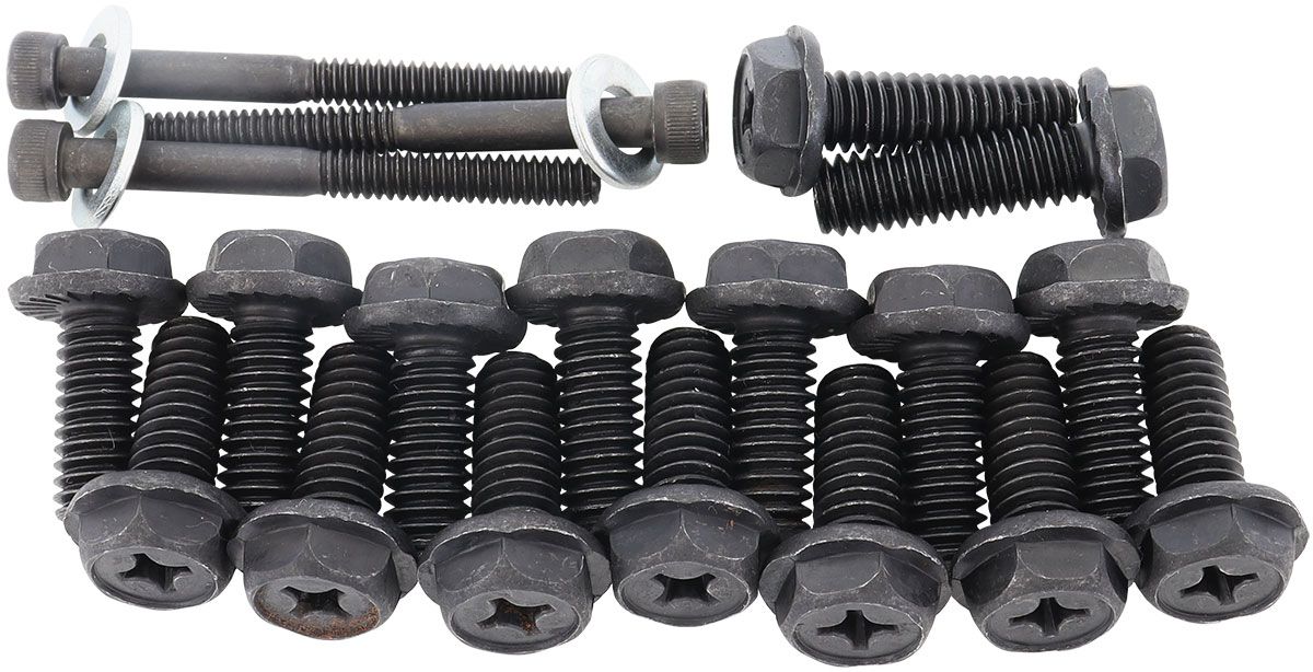 Transmission Oil Pan Bolt Kit  5/16-18" Steel Bolts, Pack of 14.