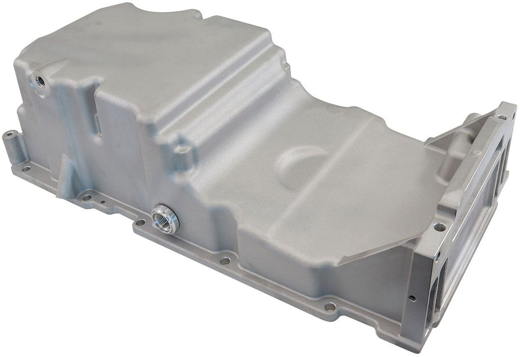 Aeroflow GM LS Cast Aluminium Standard Replacement Front Sump Oil Pan Suit GM LS Series, Holden Commodore VZ OEM Style