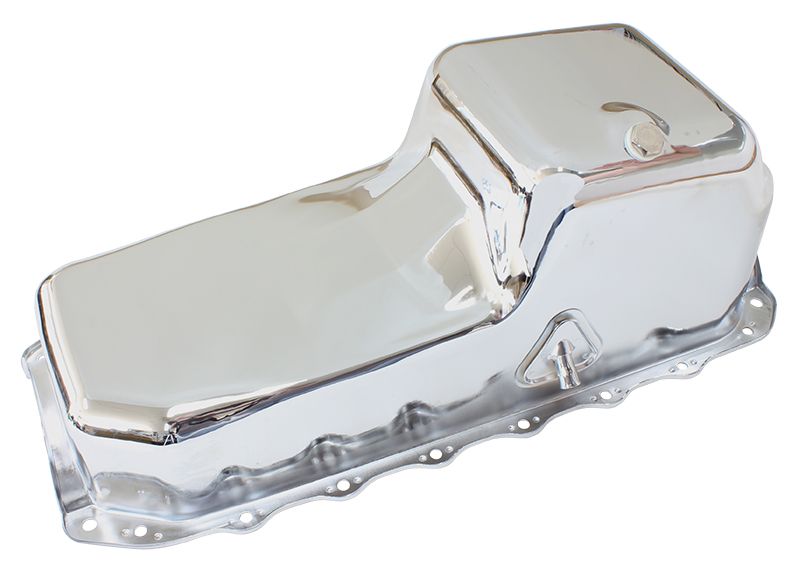 Aeroflow Holden Standard Replacement Oil Pan, Chrome Finish Suit Holden HQ-WB & Torana LH-UC With Holden 253, 304, 308 with 5.0L Capacity
